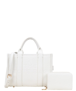 The Tote Bag For Women With Wallet DS-9116A WHITE